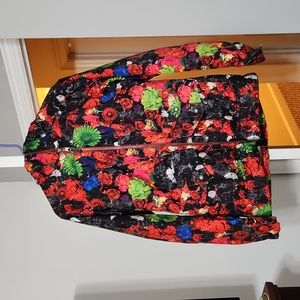 Burton womens floral ski jacket